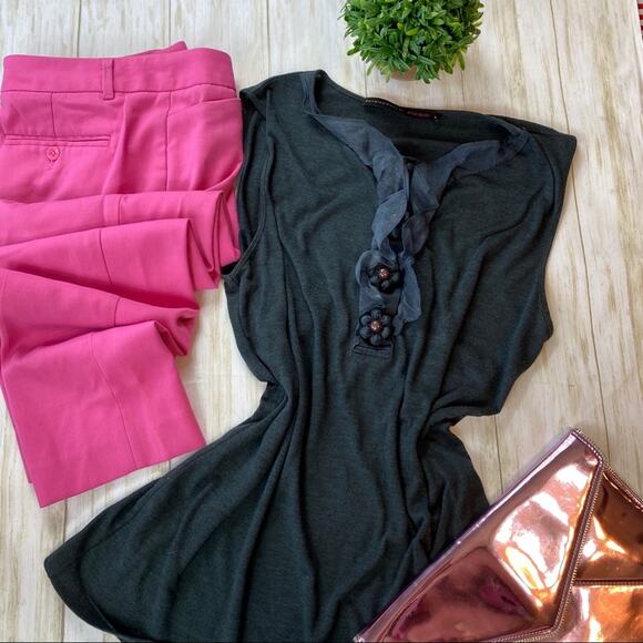 Development by Erica Davies Dark Gray Tank - Picture 5 of 16